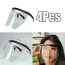 4x Clear Safety Full Face Shield Visor Goggles Splash-proof Face Cover