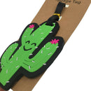 Creative Cactus Luggage Tag PVC Suitcase ID Address Holder Cute Baggage Boa B6T9