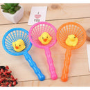 5 Pcs/Set Mini Baby Children Bath Toys Cute Rubber Duck Fishing Net Shower Ga BX