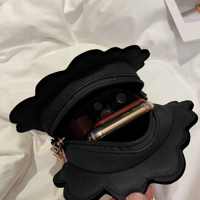 Popcorn Shaped Women Shoulder Bags Personality Design Chain Crossbody Bag