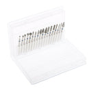 Corrosion Resistant Emery 2.35mm Nail Drill Bits Set Acrylic Nail Gels Files