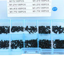 1000pcs Small Screws Cross Head Self-tapping Bolts Assortment Kit M1/1.2/1.4/1.7