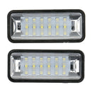 2 Pieces White LED License Plate Lamps Replacement For Subaru BRZ Impreza