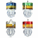 LED Fishing Bait Flashing Light Diamond Lure Deep Drop Underwater Waterproo T9M1