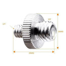 Camera 1/4in-20 to 3/8in-16 Reducer Bushing Convert Screw Adapter for Tripo U8C4
