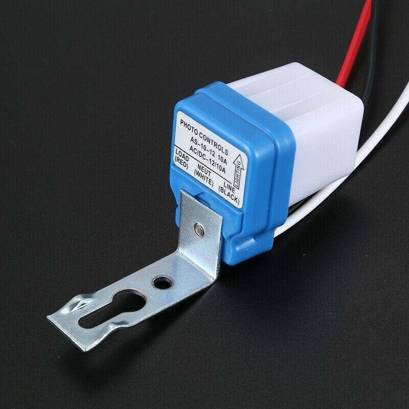 10Pcs Auto On Off Photocell Street Light Photoswitch Sensor Switch AC/DC 12 T3X7