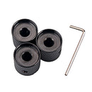 Black Metal Electric Guitar Control Speed Knobs For Bass Electric Volume Tone