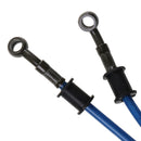 Motorcycle Braided Steel Brake Clutch Oil Hose Line Pipe Tube 1200mm Blue