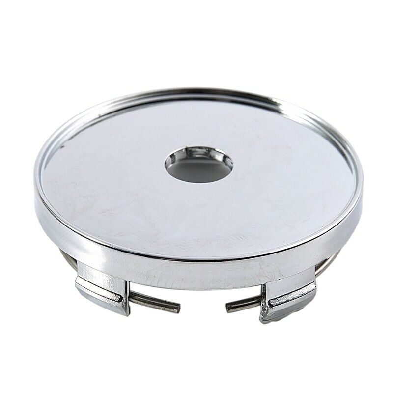 Set Of 4 Chrome Wheel Center Hub Cap Universal Car Plastic 60mm Tyre Trims