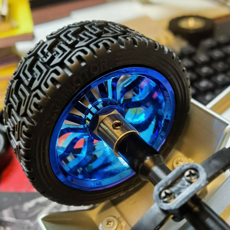 4xMetal Brass 5mm to 12mm Wheel Hub Extension Adapter Coupler for WPL D12 RC Car