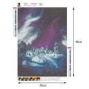 5D DIY Full Drill Diamond Painting Aurora Scenery Embroidery Work (07)
