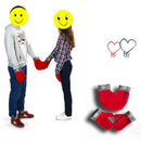 3Pcs/Set Couple Gloves Polar Lovers Winter Thicken Warm Gloves Sweethearts