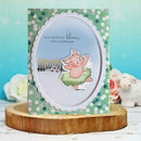 Pig Bicycle Seal Stamp Cutting Dies Stencil Set DIY Scrapbooking Embossing