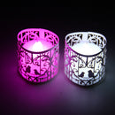 12pcs Birds Tea Light Candle Holders Flameless Candles Wrap Gift for Wedding