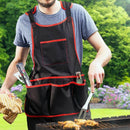 Utility Work Apron with 16 Pockets Tool Apron Cross-Back Straps Adjustable  S3A5