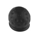 Black Rubber Tow Ball Bar Towing Protect Towbar Towball Cap Cover 50mm ZOU