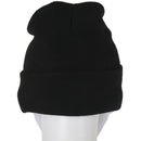 Men Women Winter "Whatever" Beanie Hats Knit Cap (black) S8M8