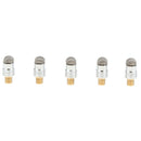 5Pack 2 in 1 Capacitive Micro-Fiber Tip For Cell Phone iPad Stylus Pen Dia 6.0mm