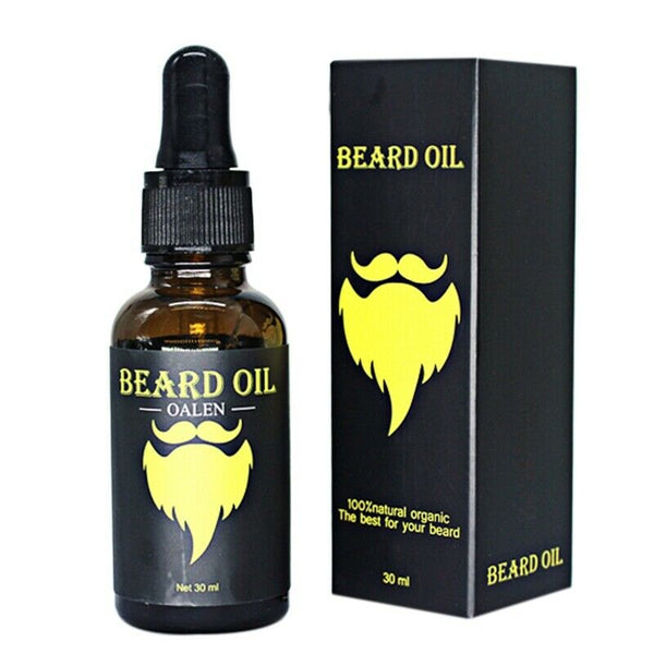 Oalen Beard Care Kit Balm Oil Beard Balm Beard Comb Beard Brush Beard Bag 1 Y3E9