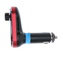 Wireless Bluetooth Car FM Transmitter USB Charger Music Player (Red)