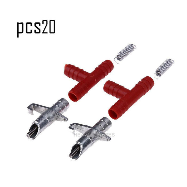 20pcs Automatic Nipple Water Feeder Water Drinker Poultry Farm Animal hv2n