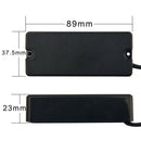 Black 4 String Bass Guitar Pickup Passive Bridge & Neck Pickup, 4 Wire