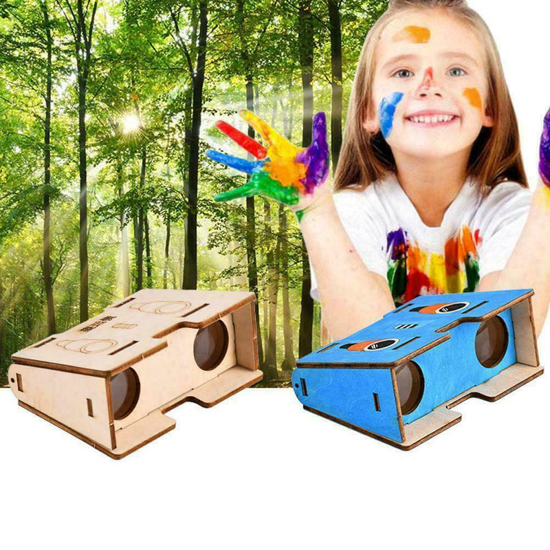 Red Telescope Children's Magnifier Scientific Experiments Exploring Toys Fa Z7K8