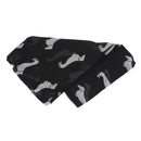 Sausage Dachshund Dog Animal Ladies Scarf Shawl Soft Feel 180 x 90cm Black