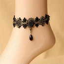 New Fashion Jewelry Chain Sexy Lace Beads Pendant Foot Anklets For Women Girl 3C