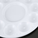 White 11-well Round Paint Palettes Artist Pallette