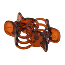12 Pcs Spring Joint Plastic Mini Hair Clamps Clips for Lady R5H4