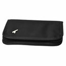 Unisex Multifunctional Canvas Clutch Bag Wallet Card Passport Holder Black