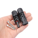 1Pair Solar Connector Solar Solar Plug Cable Connectors for Solar PanelsS Hn