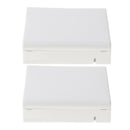 2xFiber Optic Distribution Case ABS 86 Desktops Panels Terminal Box for FTTH