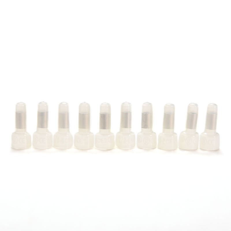 100x 16-14 AWG Nylon Closed End Cap Insulated Connectors Wire Crimp Terminal JS