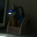 Mini Flexible Clip-on Bright Booklight LED Travel Book Reading Lamp White L H6Z2