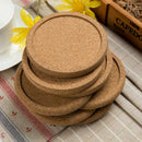 12Pcs/Lot Plain Round Cork Coasters Set Coffee Cup Mat Drink Tea Pad Placem