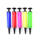 Portable Plastic balloon swim ring Inflatable Ball Hand Air Pump random color ME