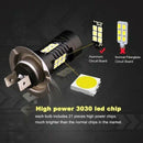 2Pcs 3030 21Smd H7 High Power 6500K Super White Led Fog Lights Driving Bulb