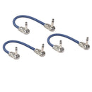 6.35mm Mono Male to 6.35 Male Guitar Pedal Braided Cable for Guitar Effect Pedal