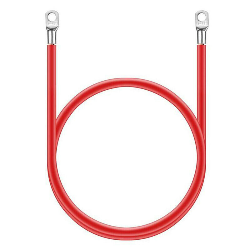 2Set Copper Negative Battery Ground Cables Terminal Kit 5 Gauge 100A Ground