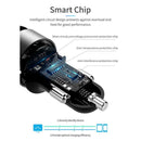 Floveme 5V 3.6A QC Dual USB Quick Charge Car Charger with Digital Display