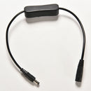 In-Line Power Switch ON/OFF 2.1mm/5.5mm Cable Jack For Arduino Plug 12V neME