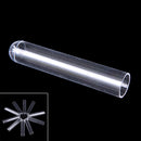 New 10pcs 12*60mm Clear Plastic Test Tubes Hard plastic test  trial tube  Z