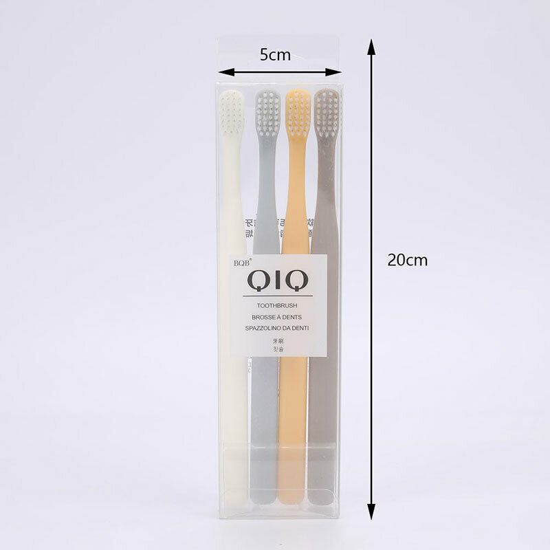4PCS Soft Bristle Small Head Toothbrush Travel Brush Tooth Care Oral HygienS Hn
