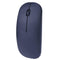2.4GHz 1,000DPI Ultra-thin 3-Button Wireless Photoelectric Mouse (Black)
