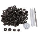 2 Boxed Press Stud Popper Fastener Punch Tool Kits for Leather Bag Clothes