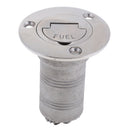 38mm Boat Deck Fuel Filler Keyless Cap Yacht Car Fill 316 Stainless Steel