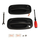 New Black Driver Passenger Side Exterior Doors Handle Set Fit for 99-07 Che