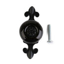 1pc Retro Furniture Drawer Cabinet Wardrobe Ceramic Round Knob Metal Pull H